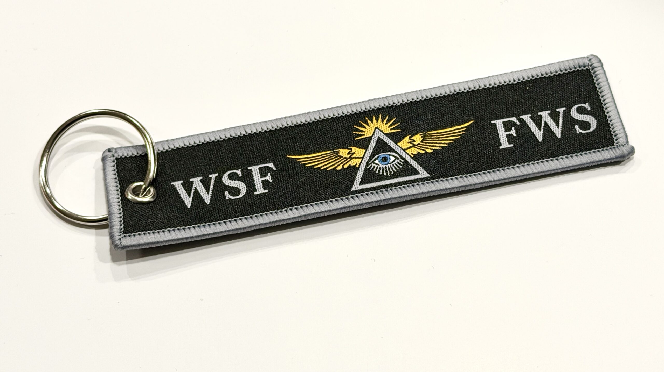 widows sons keychain fob embroidered aviation style