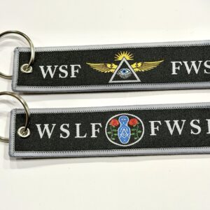widows sons keychain fob embroidered aviation style