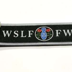 widows sons lady keychain fob embroidered aviation style