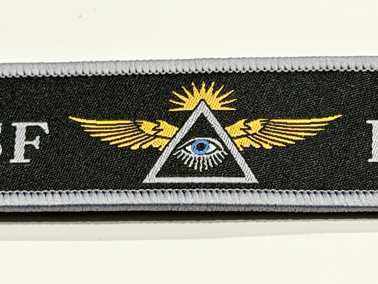 widows sons keychain fob embroidered aviation style